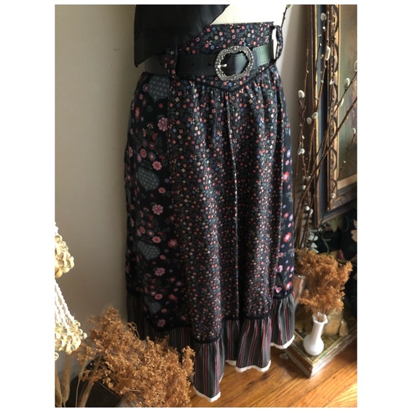 Vintage Western style Cotton Novelty circle skirt - Picture 4 of 13